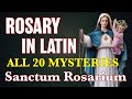 Rosary In Latin 20 Mysteries ✝︎ Sanctum Rosarium - Journey Deeper Rosary In Latin 20 Mysteries ✝︎ Sanctum Rosarium