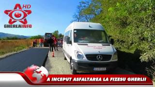 preview picture of video 'Fizesu Gherlii - asfaltare (Cluj)'