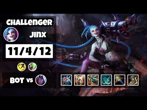 Jinx vs Varus NA Challenger BOT (11/4/12) - v11.8