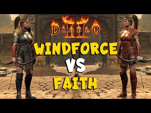 Windforce VS Faith, Battle of the Bows in Diablo 2 Resurrected / D2R