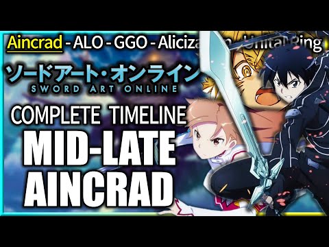 Mid- & Late Aincrad - Sword Art Online Complete Timeline (Part 2)