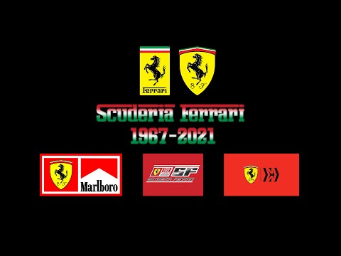 Scuderia Ferrari F1 car size and power comparison between years 1967-2021
