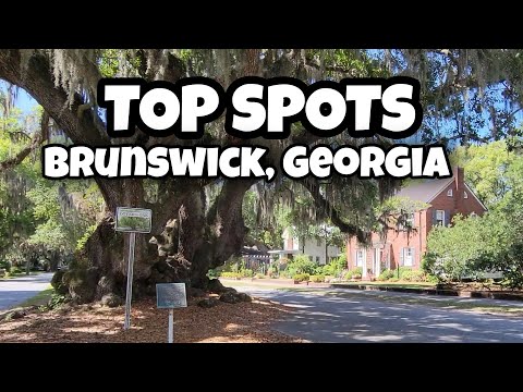 Brunswick Georgia TOP THINGS TO DO and SEE | Lovers Oak | Courthouse | Golden Isles