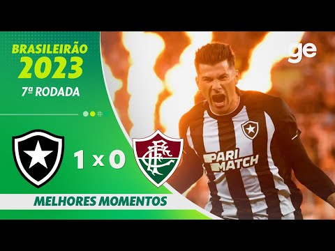 BOTAFOGO 1 X 0 FLUMINENSE | MELHORES MOMENTOS | 7ª RODADA BRASILEIRÃO 2023 | ge.globo