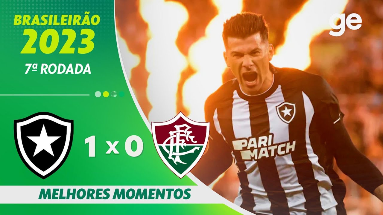 VÍDEO: gol e melhores momentos da vitória do Botafogo por 1 a 0 sobre o Fluminense