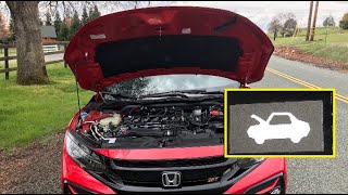 How to Open HOOD Latch Release Any Honda Vehicle (HR-V CR-V Accord Civic Pilot Passport Odyssey Car)