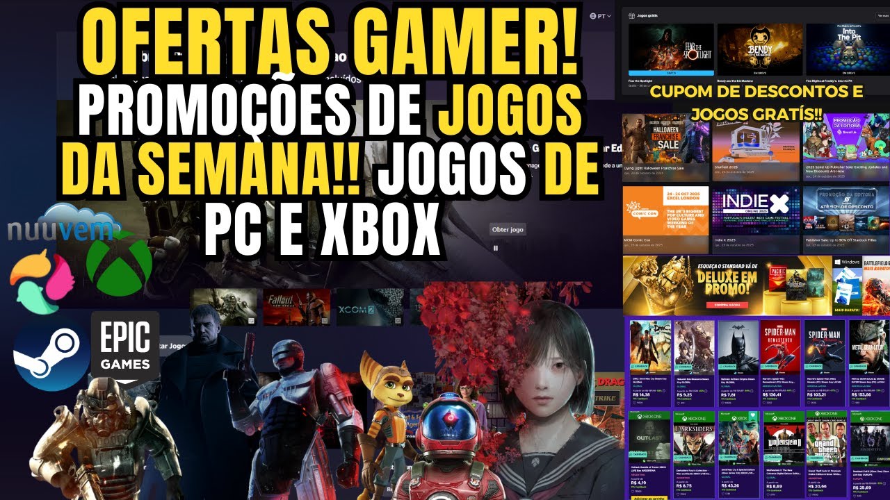 JOGOS BARATOS..OFERTAS ENEBA SEXTA DA SEMANA!! JOGOS PARA PC STEAM E XBOX NOTÍCIAS DA SEMANA!