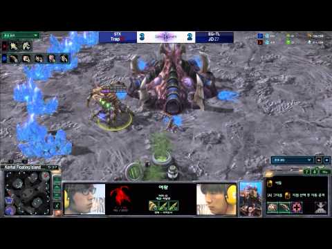 [0422] Trap(STX) vs. JD(EG-TL) PvZ 6SET Korhal Floating Island -Starcraft2,esportstv,SPL