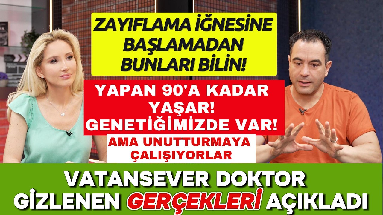 Zayıflama İğnelerine Başlamadan İzle! 90'a Kadar Yaşamak Mümkün, Gizliyorlar! | Dr. Abdullah Keskin