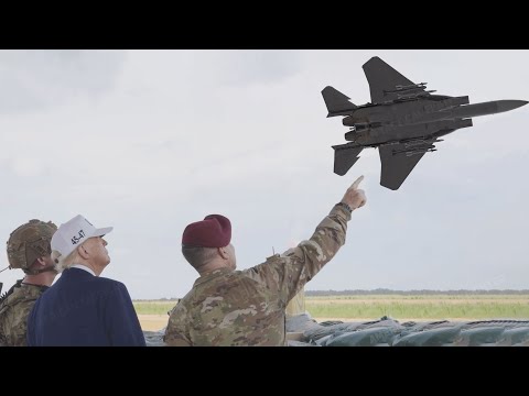 US-Spezialeinheiten demonstrieren unglaubliche Fähigkeiten vor Donald J. Trump