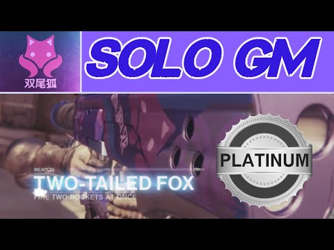 TWO TAILED FOX: SOLO Grandmaster Nightfall (PLATINUM) DAWNBLADE Warlock - Lake Of Shadows (Destiny2)