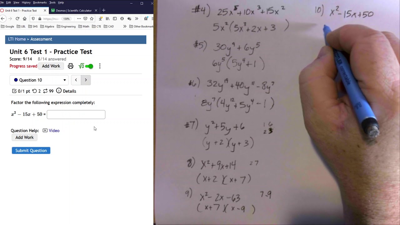 Unit 6 Test 1 Practice Test