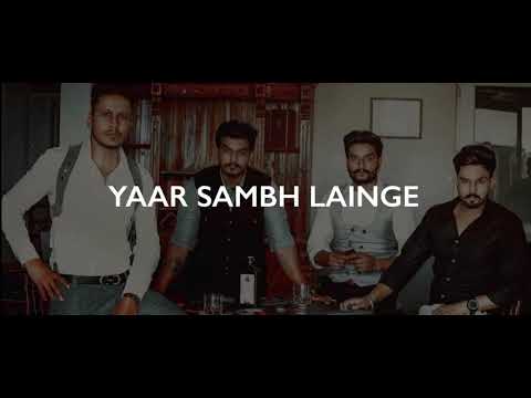 HUSTINDER || YAAR SAMBH LAINGE || LYRICS