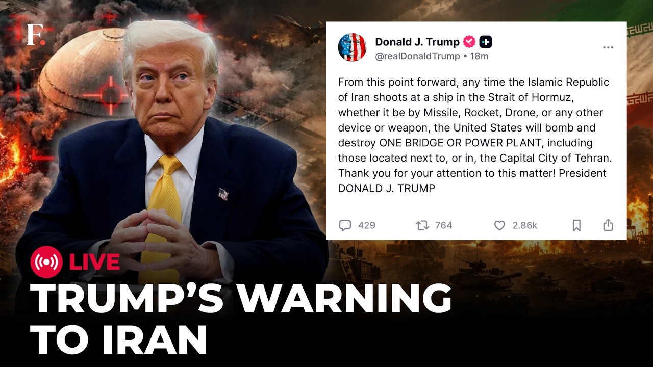 US IRAN WAR LIVE: Trump issue waring against Iran's Bombing says US Will Destory 'Power Plant'