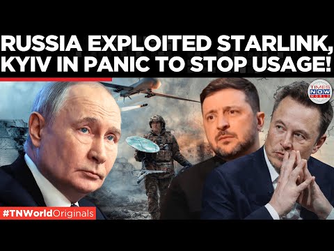 MUSK VS MOSCOW: Kyiv Panics Over Starlink linked ...