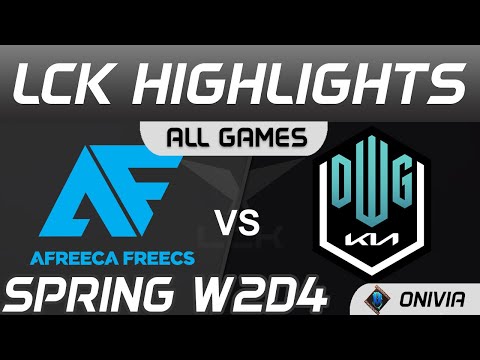 AF vs DK Highlights ALL GAMES LCK Spring Season 2021 W2D4 Afreeca Freecs vs DWG KIA by Onivia