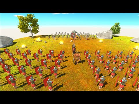 ANCIENT HUMANS VS INFERNALS - Animal Revolt Battle Simulator