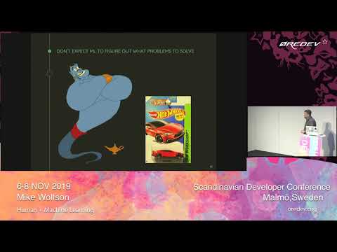 Mike Wolfson - Human + Machine Learning | Øredev 2019