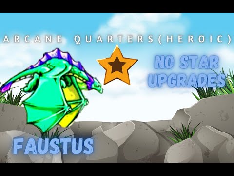 Kingdom Rush Origins: No Star/No Spell/No Instakill - Arcane Quarters Heroic - Faustus - Impossible