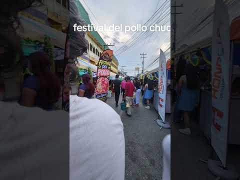 el festival del pollo chuco desde el progreso yoro Honduras