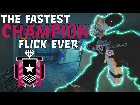The Fastest CHAMPION Flick Ever Ranked Highlights - Rainbow Six Siege