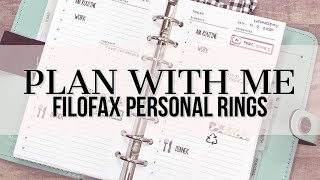 Plan with Me | Personal Filofax | Simple & Trendy Co Daily Inserts | Aug 31-Sept 6, 2020 #filofax