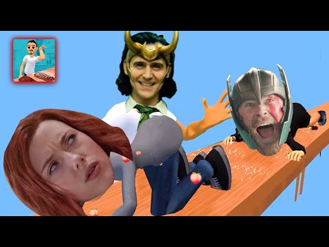 FUNNIEST APP GAME MOMENT (Salty Slap) Gameplay All Levels Walkthrough Lv6 😂🖐 Parody Superheroes