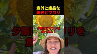 意外と絶品な焼きヒマワリ