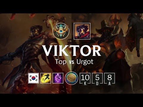 Viktor Top vs Urgot - KR Challenger Patch 8.20