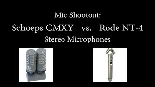 Video thumbnail for Mic Shootout - Schoeps CMXY vs. Rode NT-4 by Mike Kelly