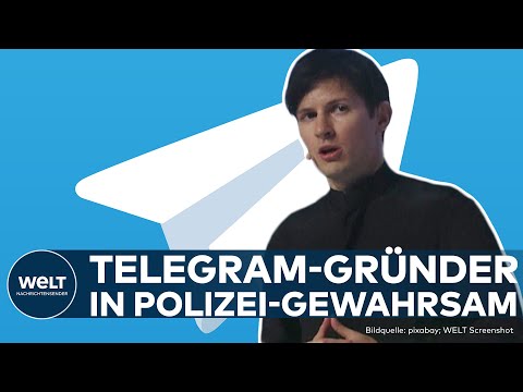 Video Thumbnail: FRANKREICH: Telegram-Gründer Pawel Durow festgenommen | Kriminelle Nutzung der Messenger-App
