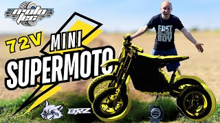72V ELECTRIC MINI SUPERMOTO! - BRZ NEON / MOTOTEC PRO 5000W