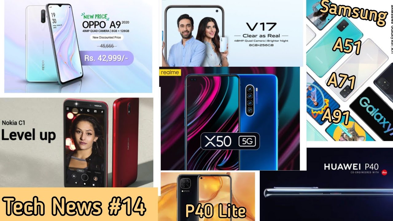 Samsung A51,A71,A91 Huawei P40 & P40 Lite Oppo Reno 3 , 3 Pro Realme X50 Vivo X30 | Tech News #14