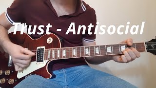Riff du jour Trust  Antisocial TUTO Guitar lesson