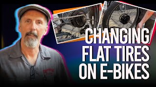 Fixing an E-Bike Rear Wheel Flat Tire, Including How to Remove the Rear Wheel on Electric Bikes