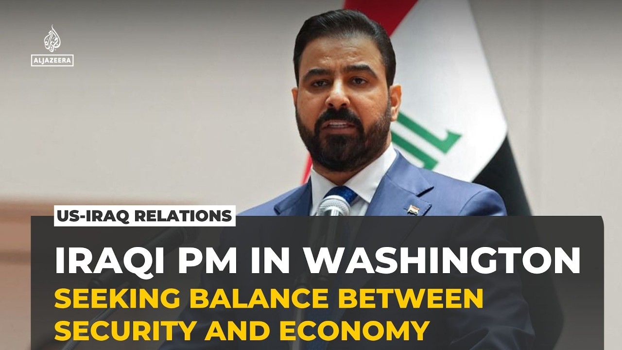 Video | Iraqi PM arrives in the US seeking balance between security and economy