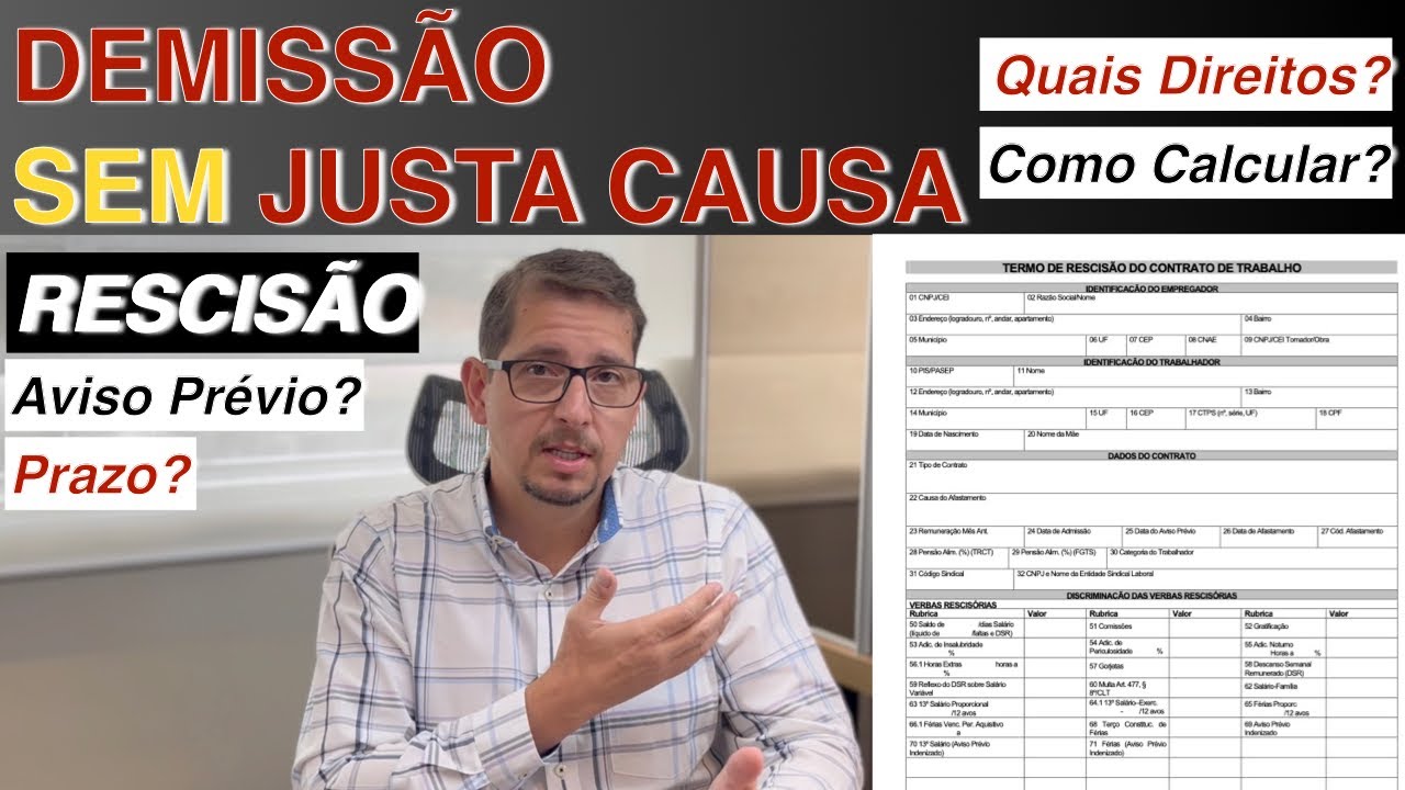 RESCISÃO SEM JUSTA CAUSA - Como calcular? #bbadv