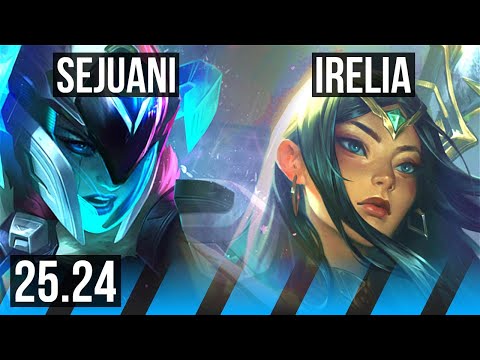 SEJUANI vs IRELIA (MID) | 37K damage | NA Master | 25.24