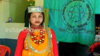 Traditional Khasi tribal dress 