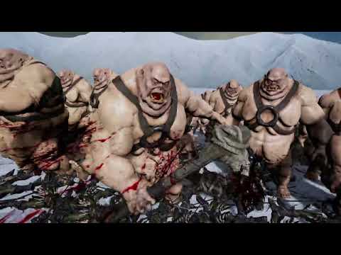 100 OGRE vs 2000 ORC SKEWERER | EPIC FANTASY BATTLE SIMULATOR