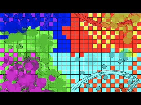 8 Colors, 4 Teams Multiply or Release - Defender and Attacker