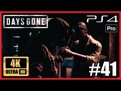 DAYS GONE PS4 PRO 100% Walkthrough Part 41 Ultra HD 4K Gameplay "THE ANARCHIST SPY" No Commentary