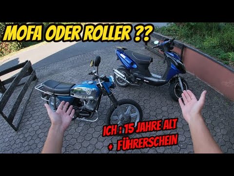 Moped vs. Scooter | 15 years old + vehicle inspection certificate = what should I get?!