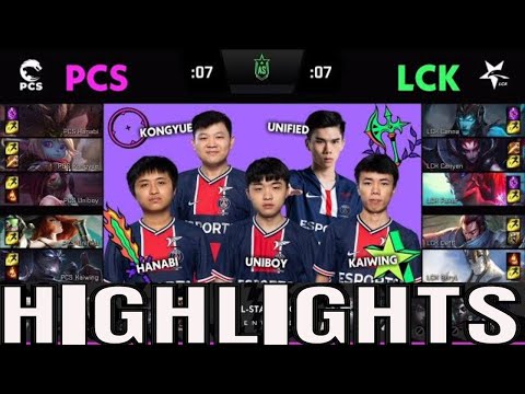 PCS vs LCK Highlights | All Stars 2020 Underdog uprising Summoners Rift 5v5
