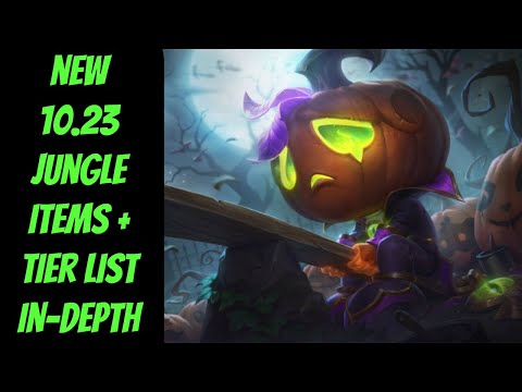 NEW 10.23 Jungle Items + Tier List IN-DEPTH! -- League of Legends