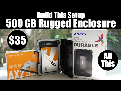 Build Your Own Storage - 500 GB Rugged SSD Enclosure in 5 Minutes