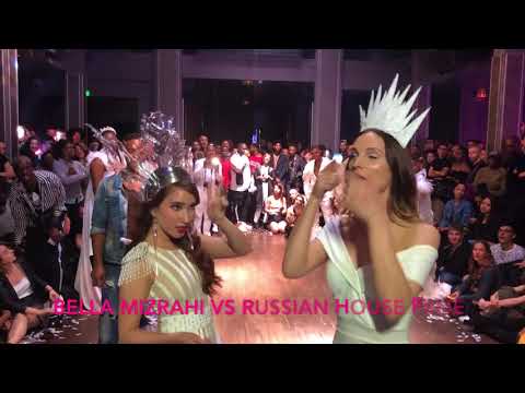 bella battles russian face