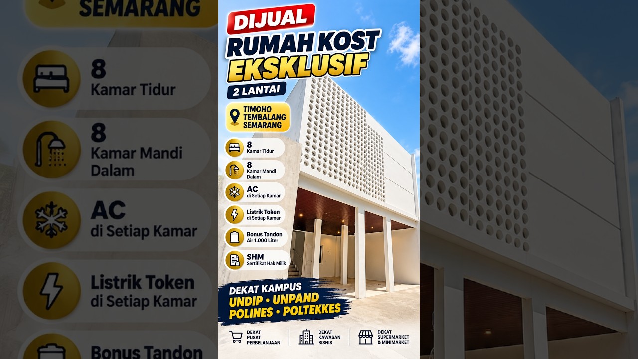 Boarding House Ring 1 Undip Campus on Jalan Timoho Tembalang