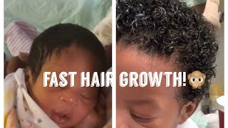Baby Hair Growth Routine .