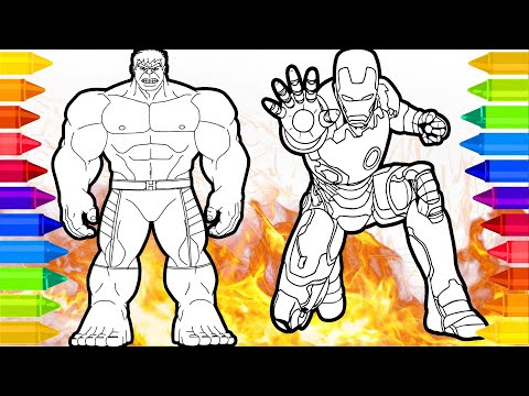 Hulk And Ironman Coloring | Coloring Pages | Coloring Videos | MT Coloring | [NSC Release]